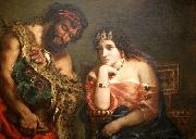 Cleopatra and the Peasant, Eugene Delacroix